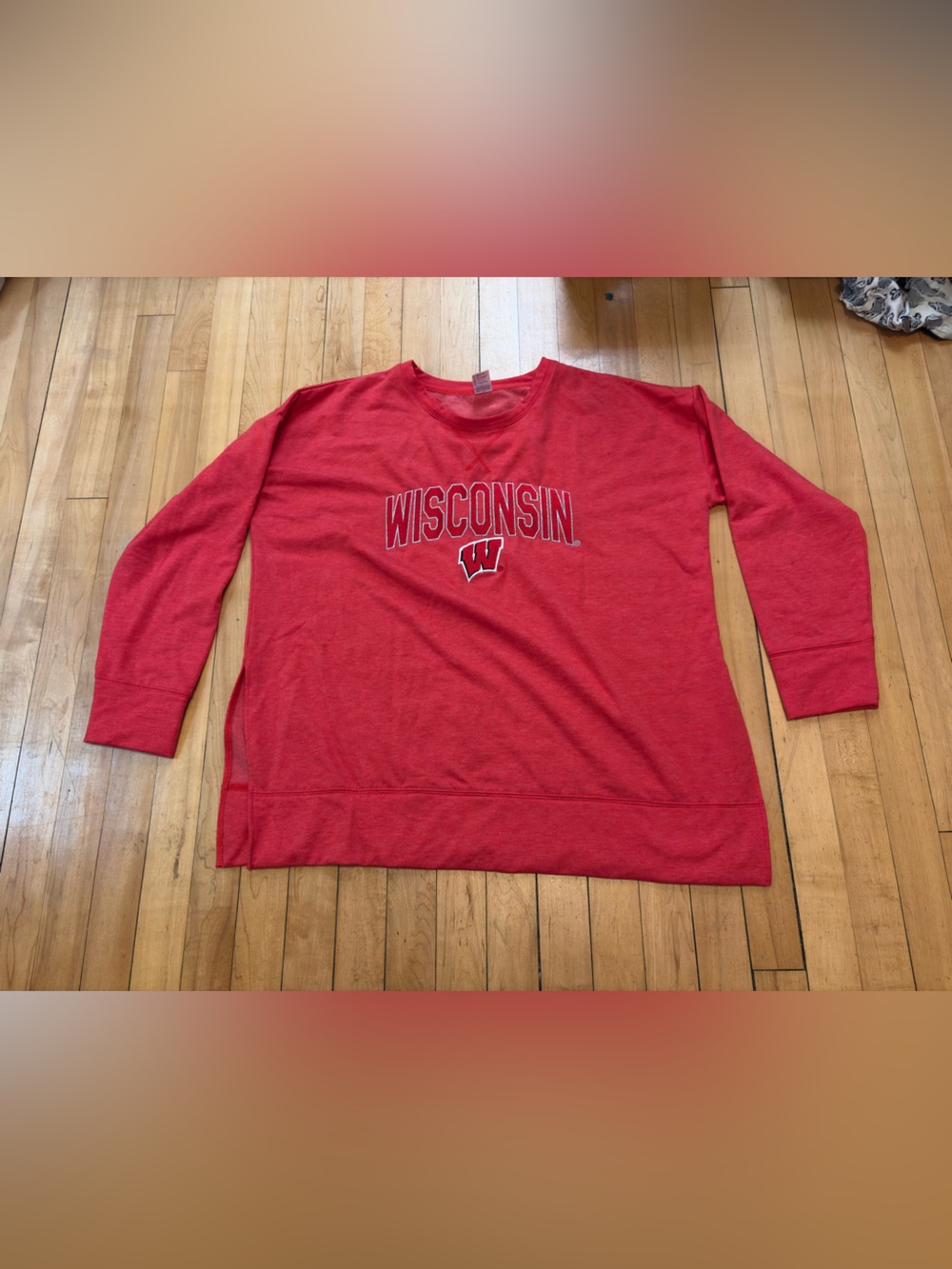 Wisconsin Red Crewneck Sweater - Unbranded